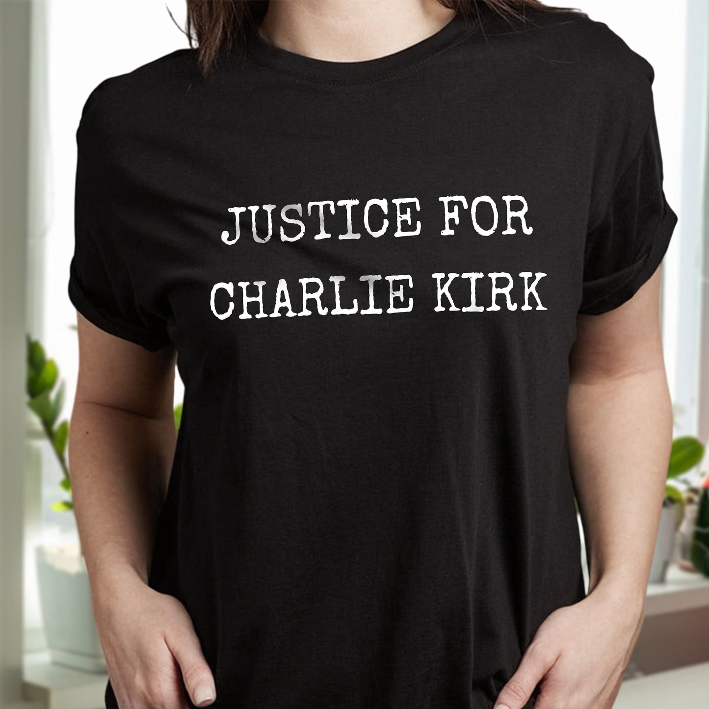 Justice For Charlie Kirk Dark Shirt HO82 65762