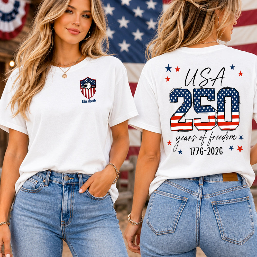 USA 250 Years Of Freedom Comfort Shirt TH10 170113