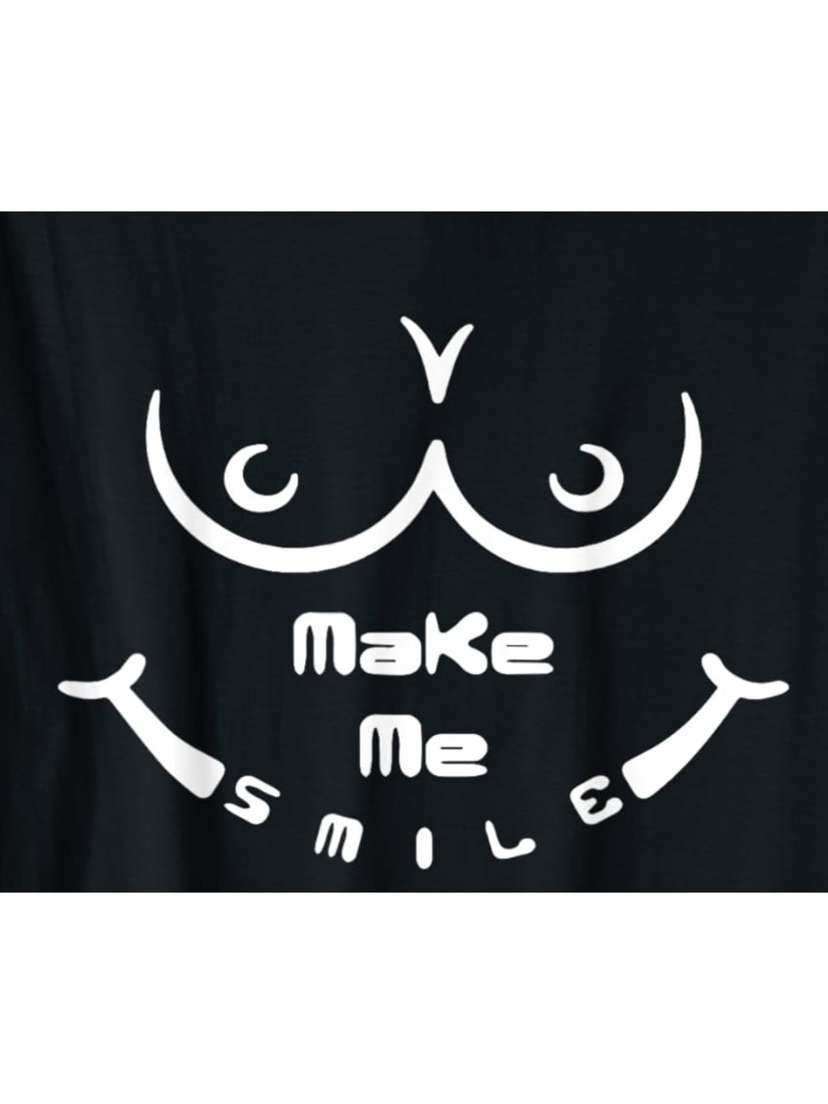 Make Me Smiles Funny Smiling Retro Trendy Printed T-shirt, Men's Casual and Comfortable T-shirt Summer, Men's Short-sleeved Top for Everyday Activities Birthday Gift to Men