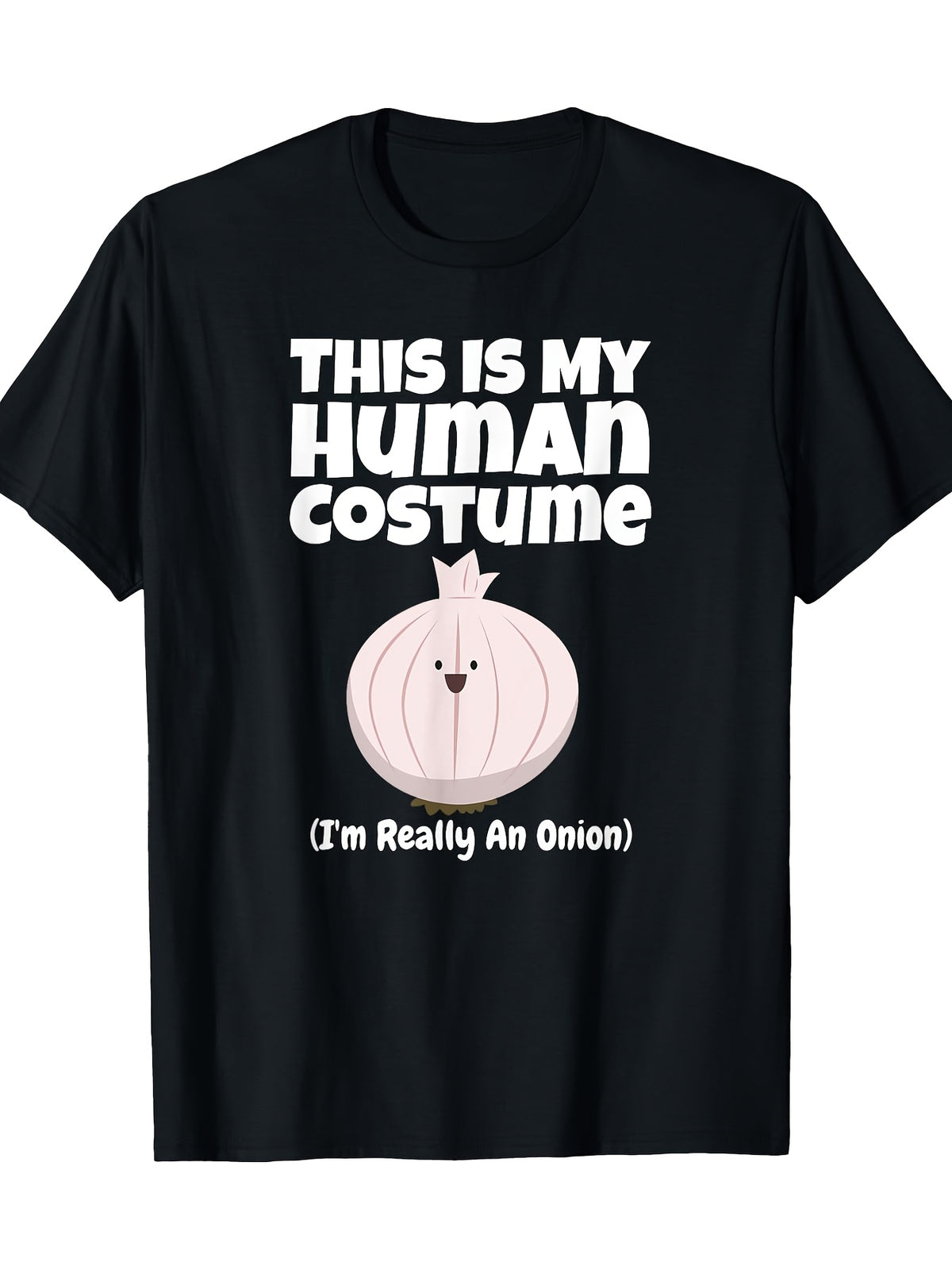 This Is My Human Costume Onion And Vegan Gift Print T-shirt, 100% Cotton Tee for Men, 220g, T-shirt