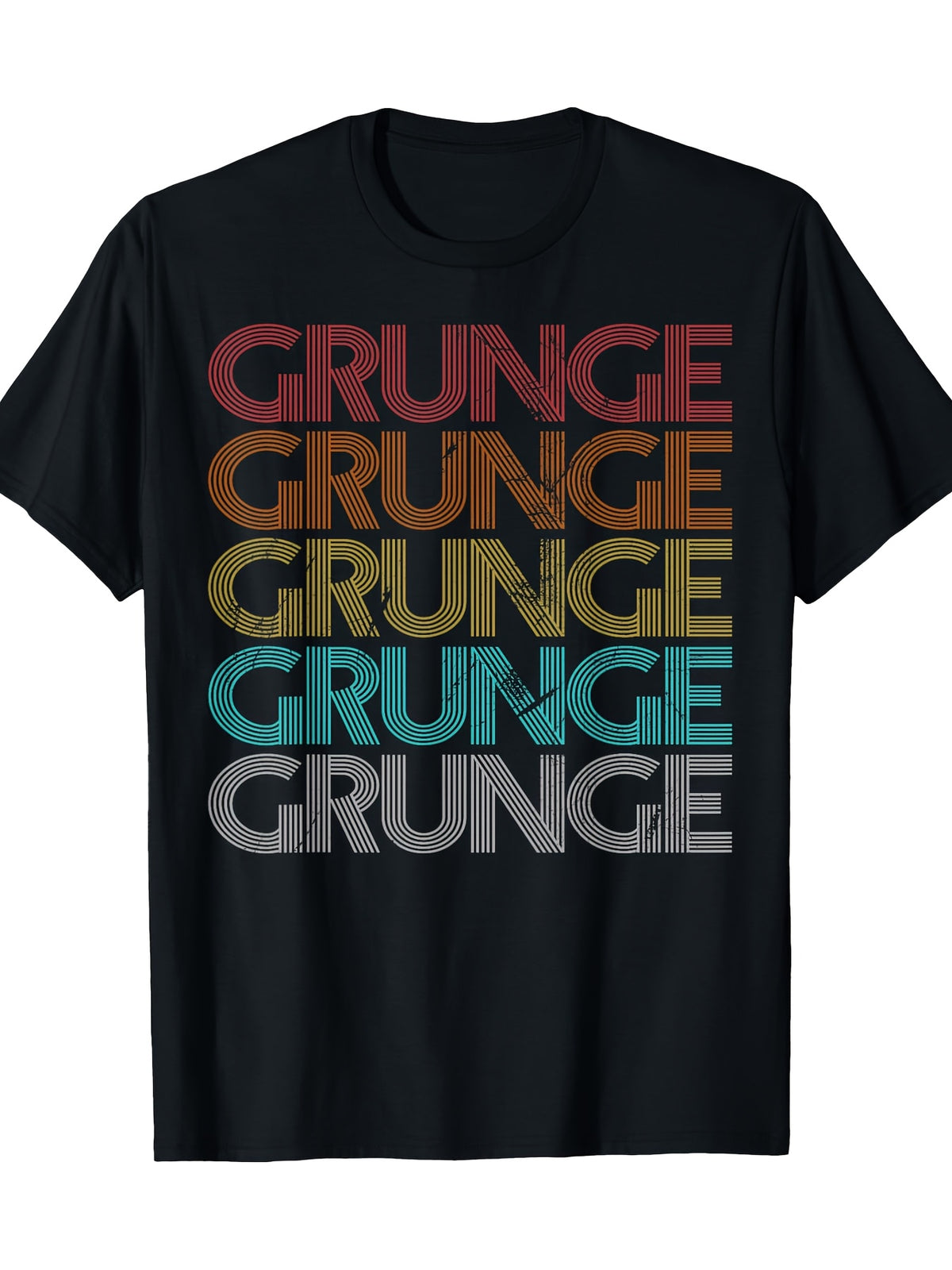 Retro Vintage Grunge T-shirt 100% 180g