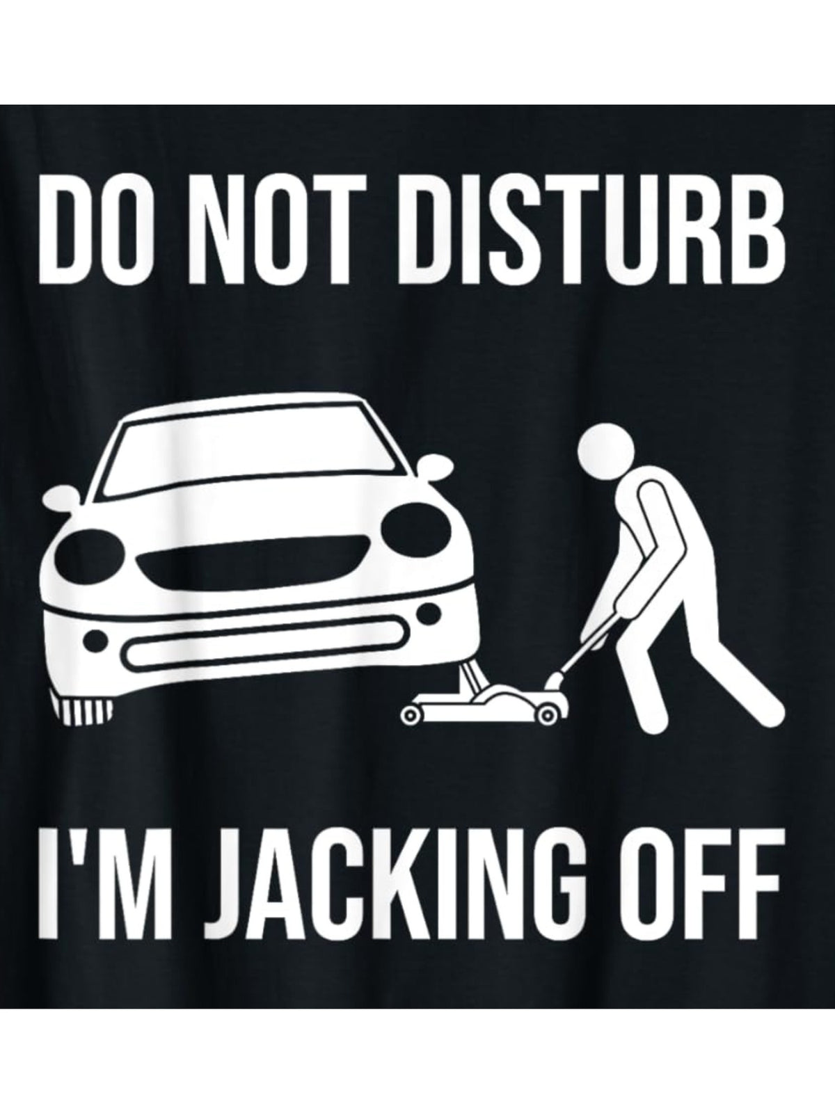 Funny 'Do Not Disturb, I'm Jacking Off' Men's T-Shirt - Soft Cotton, Casual & Comfortable Summer Tee, Perfect for Casual Attire or Birthday Gift, Retro Trendy Printed, Short-sleeved Top