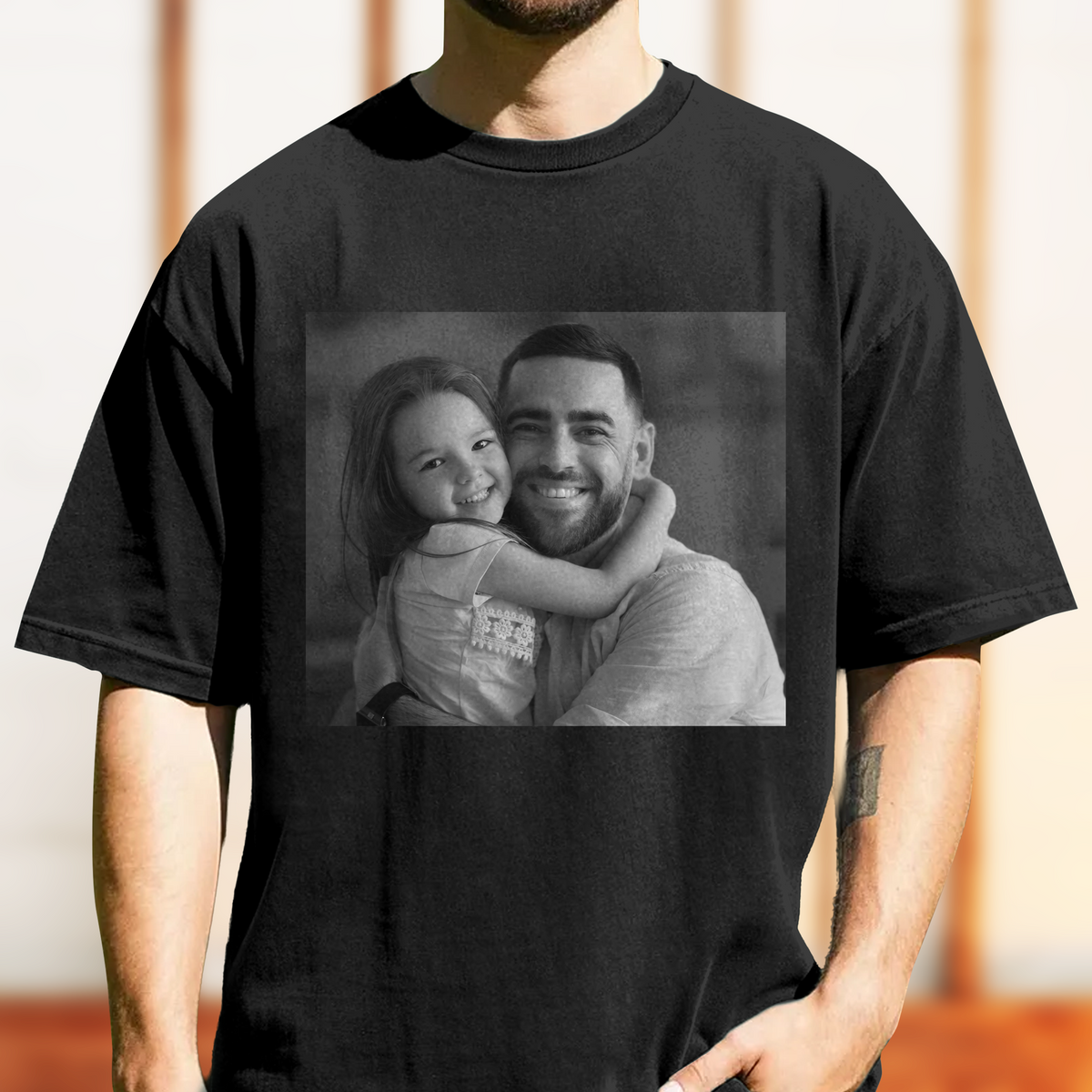 Custom Photo Dad And Kid Vintage Comfort Shirt Gift For Dad, Grandpa CH07 911958