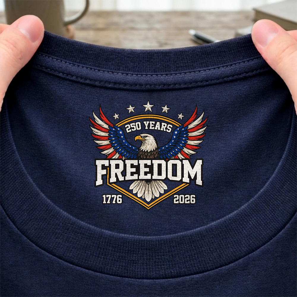 250 Years of Freedom 1776¨C2026 Anniversary Neck Print Shirt Patriotic Gift CH07 910920