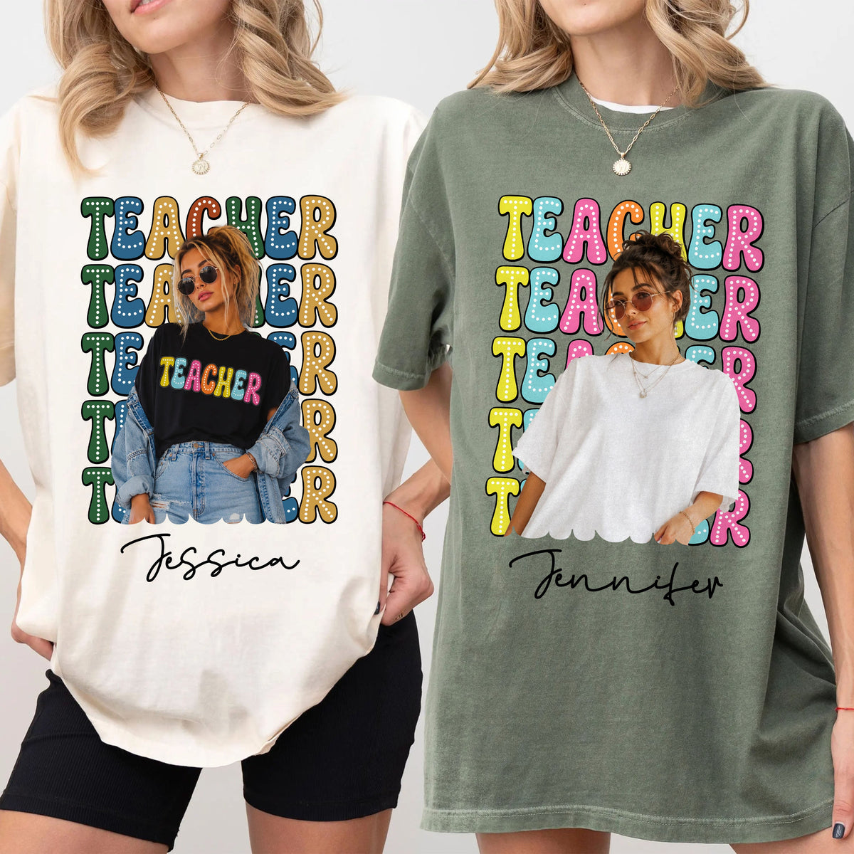 Custom Photo Teacher Comfort Shirt - Personalized Back to School Gift CH07 911982