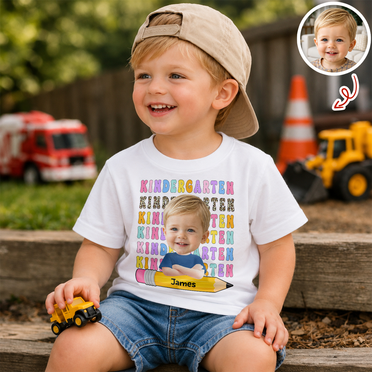 Custom Photo Back To School Shirt First Day Of School - Personalized Kid Shirt HA75 921702