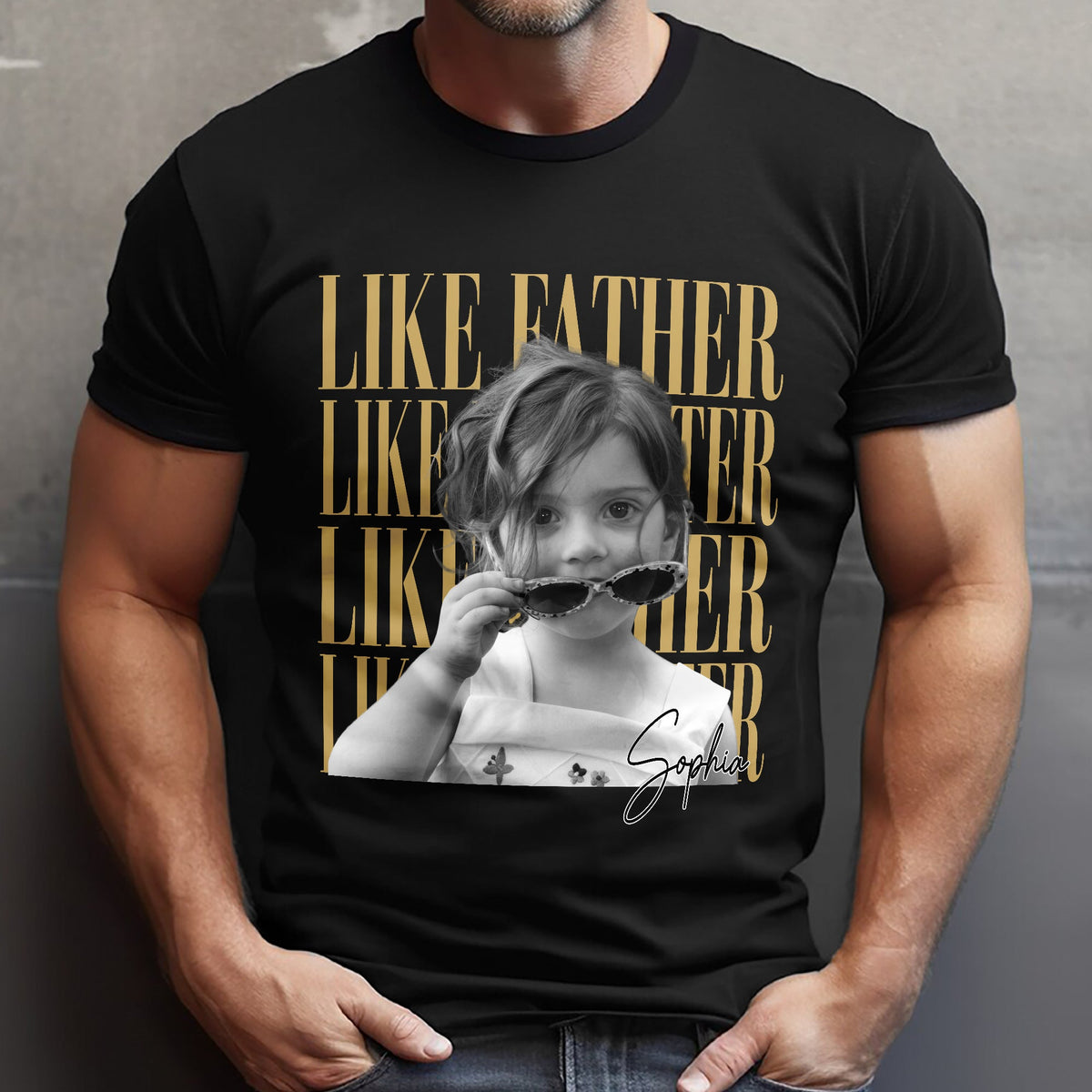 Custom Photo Like Father Like Daughter Comfort Shirt HO82 902690