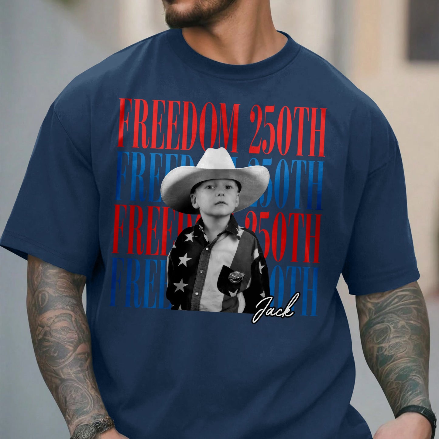 Custom Photo Freedom 250th Comfort Shirt TH10 170135