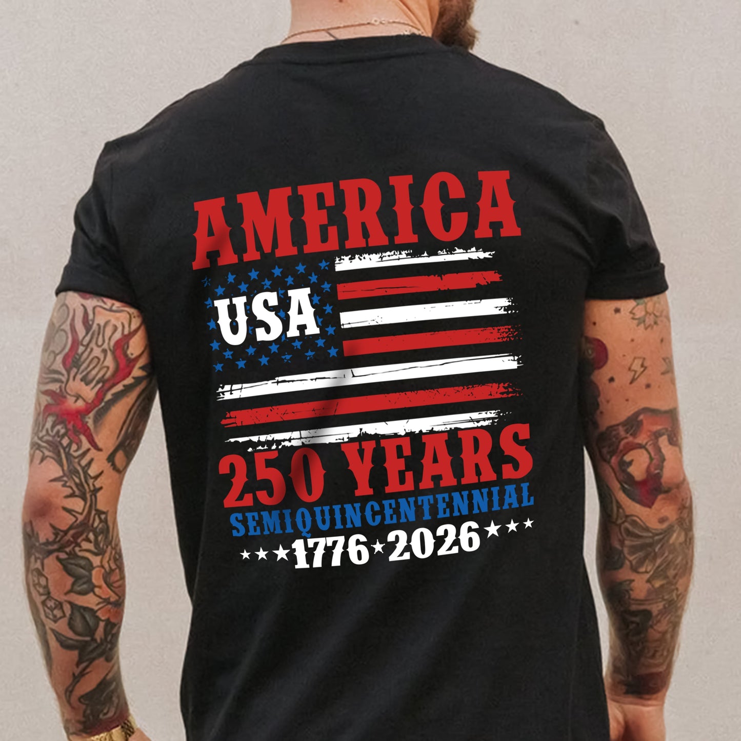250 Years Semiquincentennial Back Shirt TH10 894667