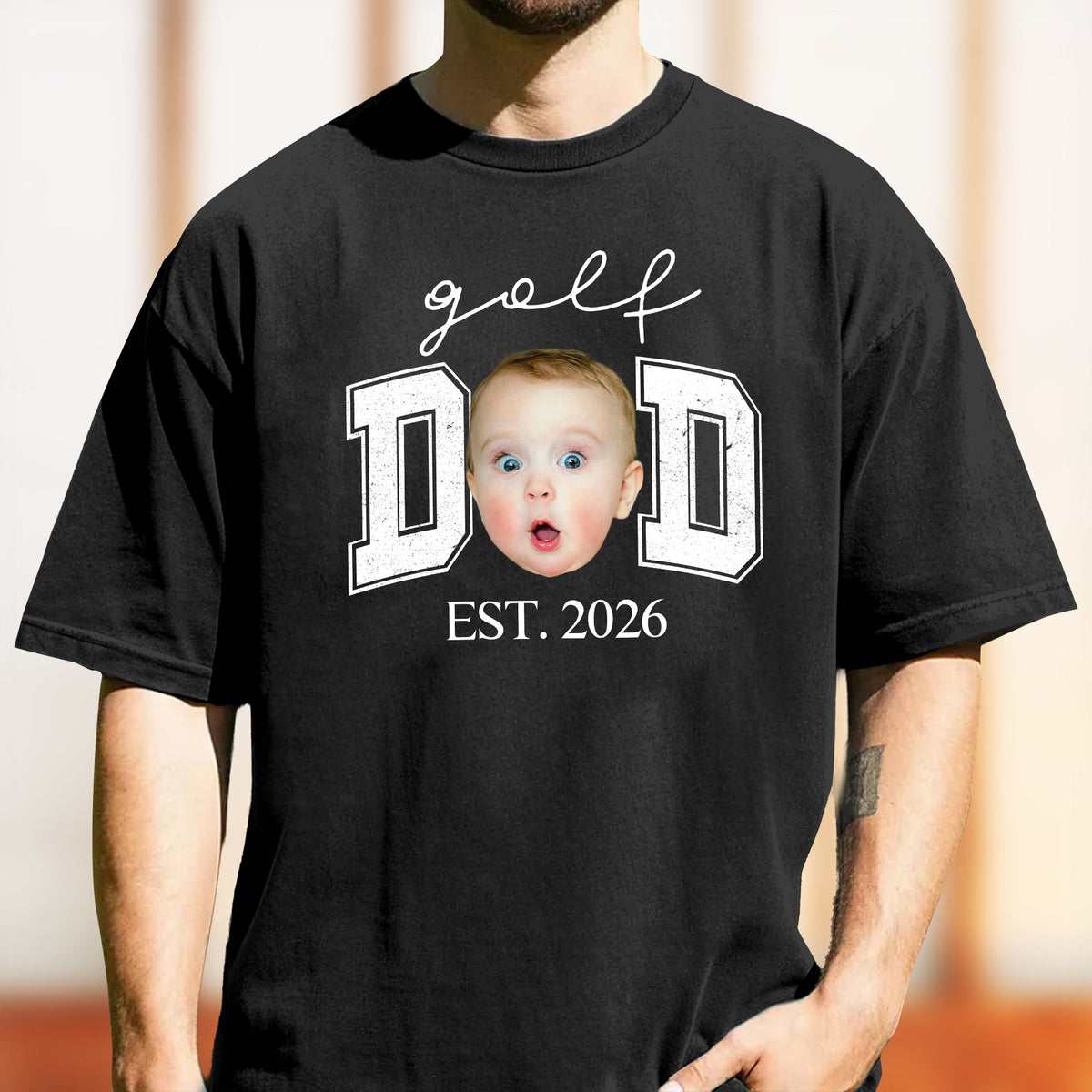 Custom Photo Golf Dad Dark Shirt - Personalized Father¡¯s Day Gift TH10 169841