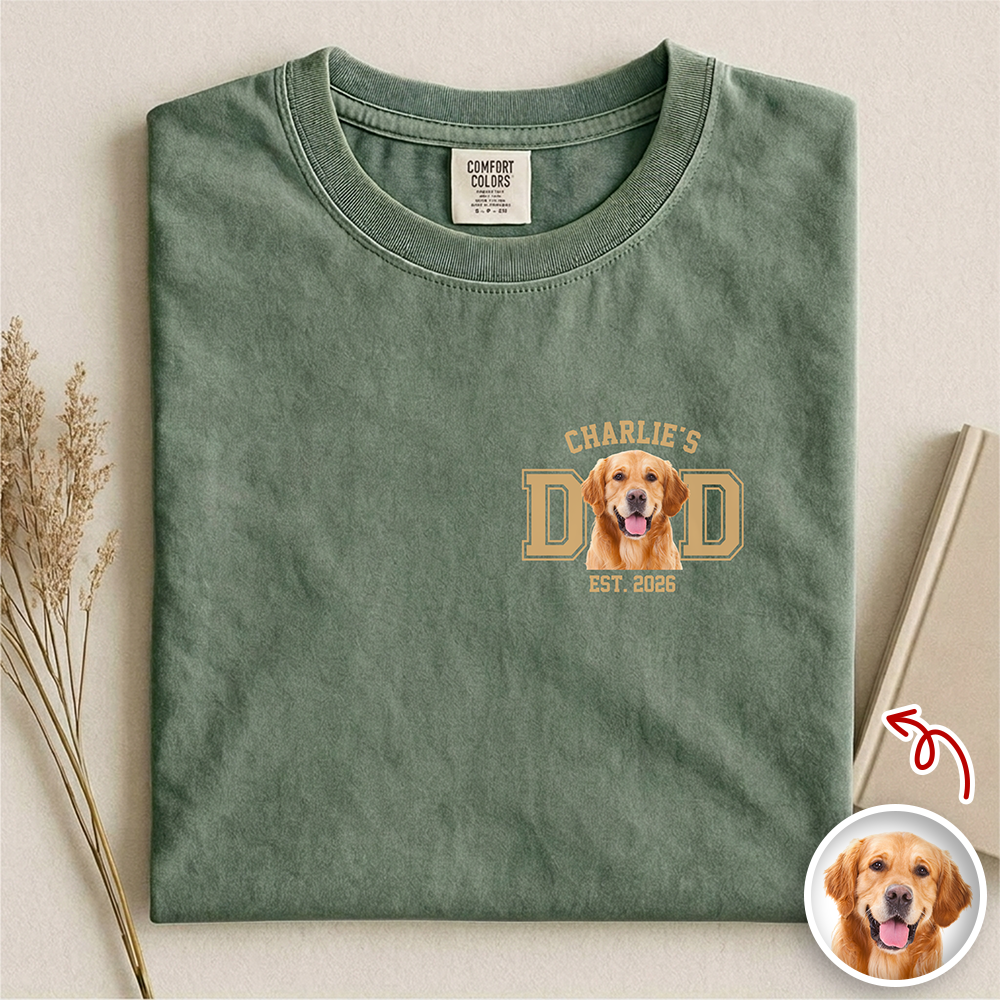 Custom Name & Photo Dad Mom Comfort Shirt Gift For Pet Lovers TH10 170363