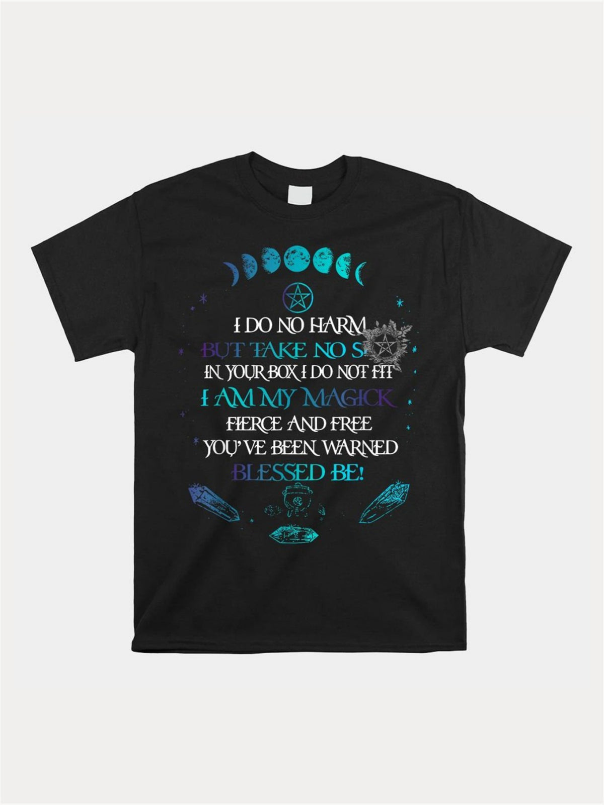 I Don't Do Bad Things, But I Don't Bullshit Vintage Fashion Cotton Hot Print T-shirt, Men'S Summer Casual and Comfortable Crew-neck T-shirt, Perfect for Summer Outdoor Activities The Perfect Gift - 180g