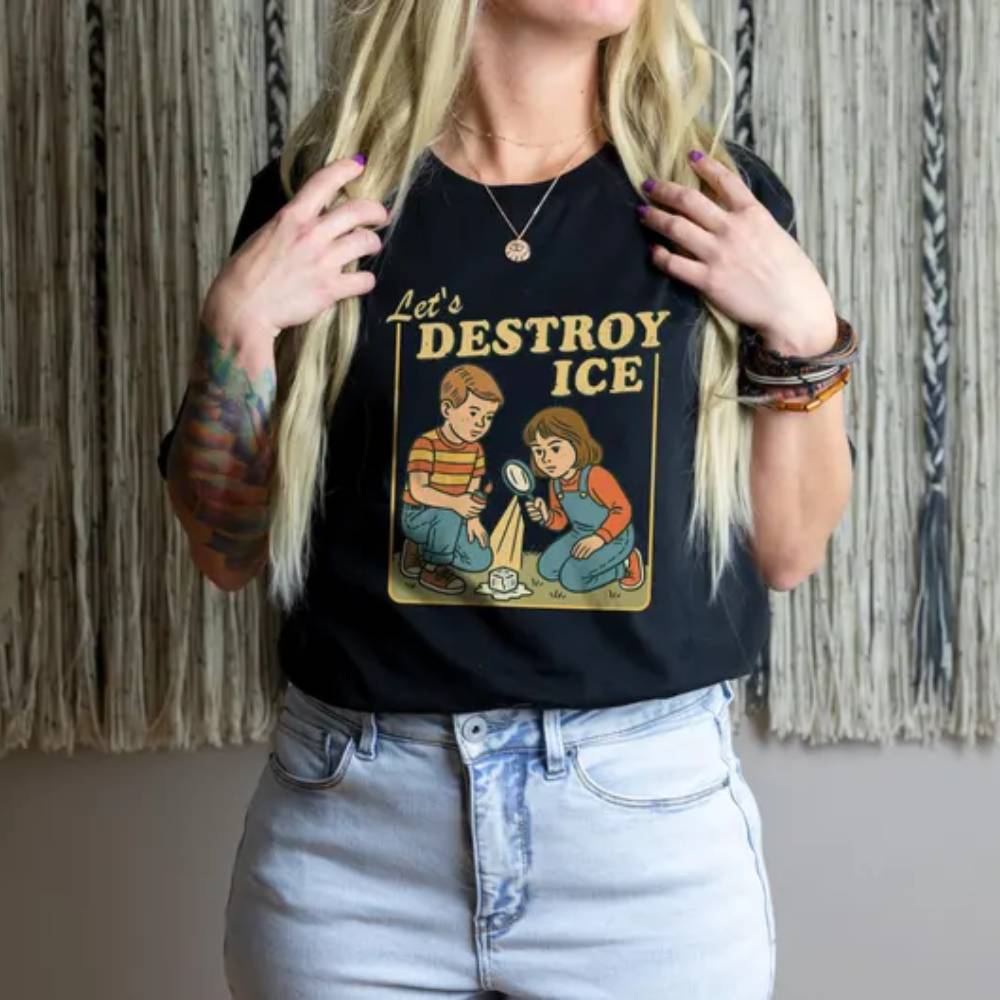Let¡¯s Destroy ICE Anti ICE Anti Trump Shirt HO82 901328