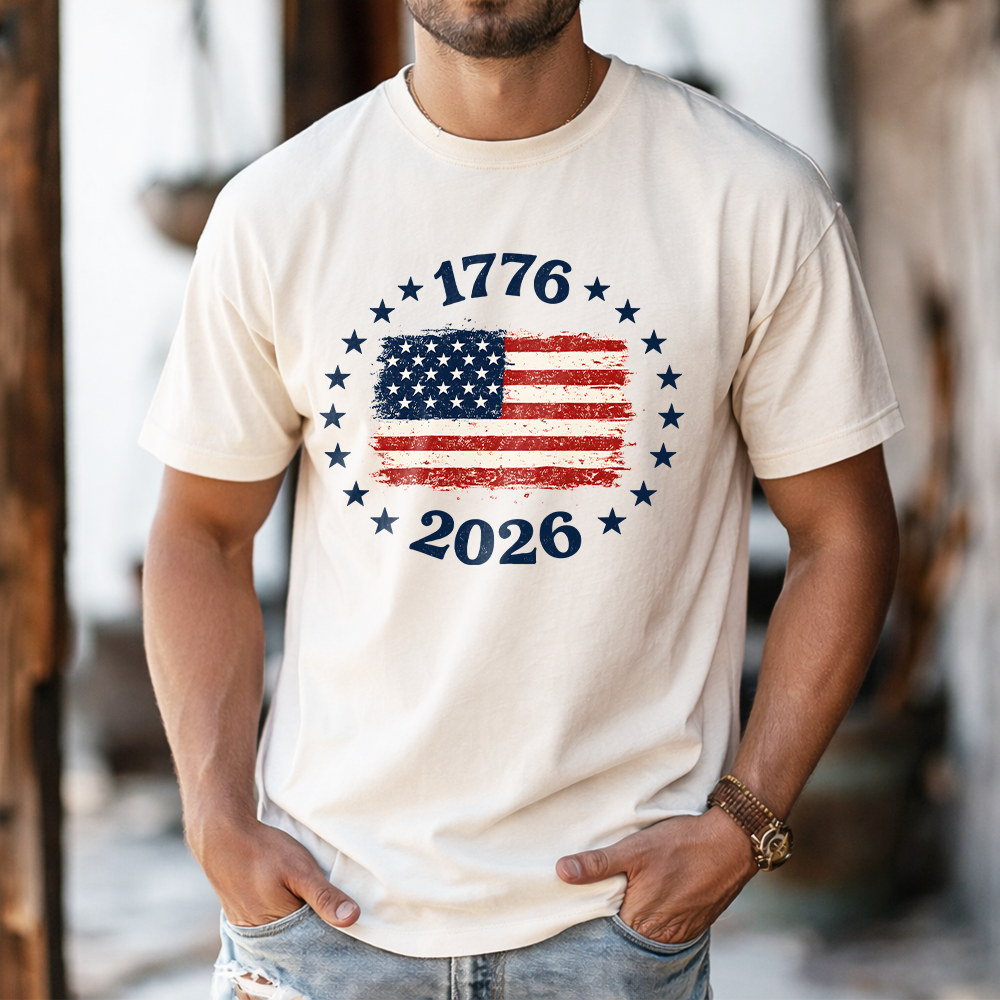 1776-2026 Patriotic USA Flag Comfort Shirt Independence Day Gift LM32 669209