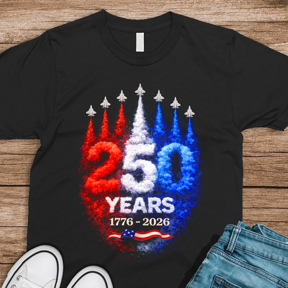 USA 250th Anniversary Rocket ¨C America Rising Freedom Patriotic Dark Shirt LM32 899383