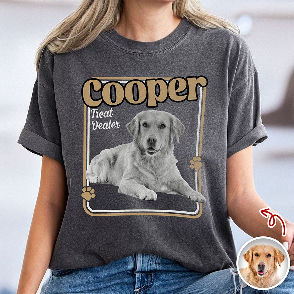 Custom Photo Treat Dealer Dog Comfort Shirt Gift For Dog Lovers CH07 911404