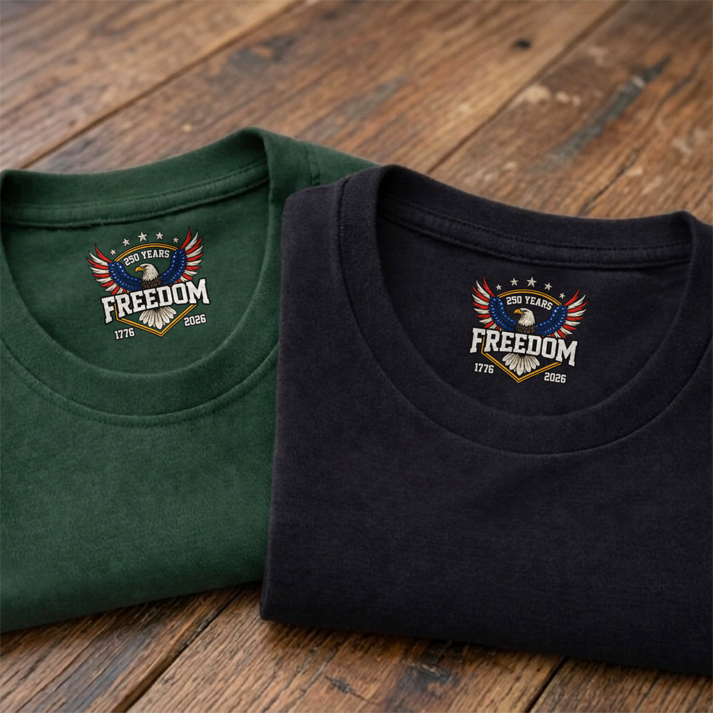 250 Years of Freedom 1776¨C2026 Anniversary Neck Print Shirt Patriotic Gift CH07 910920