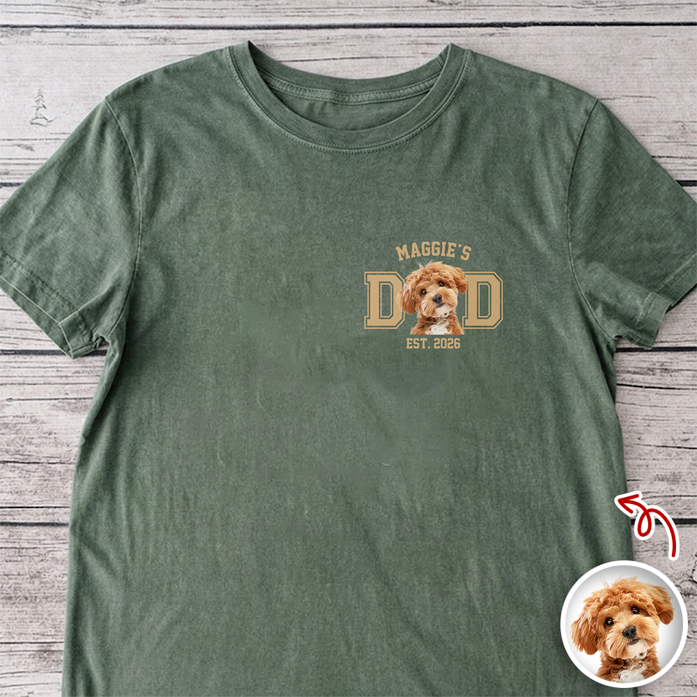 Custom Name & Photo Dad Mom Comfort Shirt Gift For Pet Lovers TH10 170363