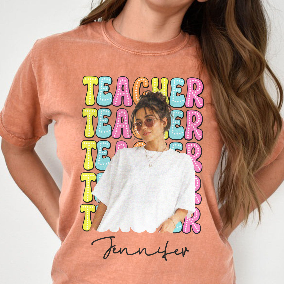Custom Photo Teacher Comfort Shirt - Personalized Back to School Gift CH07 911982