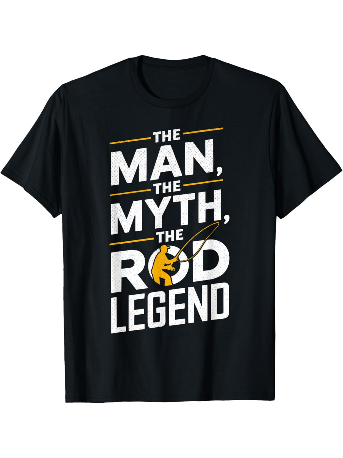 The Man The Myth The Rod Legend Humorous Men'S T-shirt Men'S Fashion Vintage Printed T-shirt
