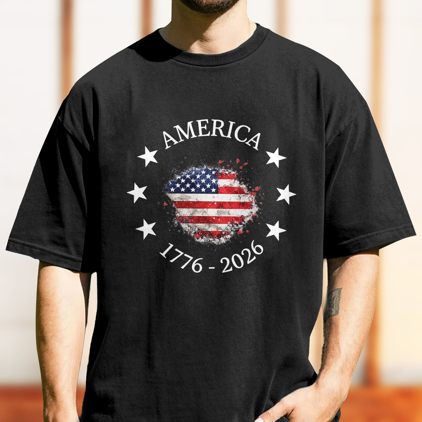 America 250th Anniversary 1776 ¨C 2026, Vintage USA Flag Patriotic Comfort Shirt TH10 170123
