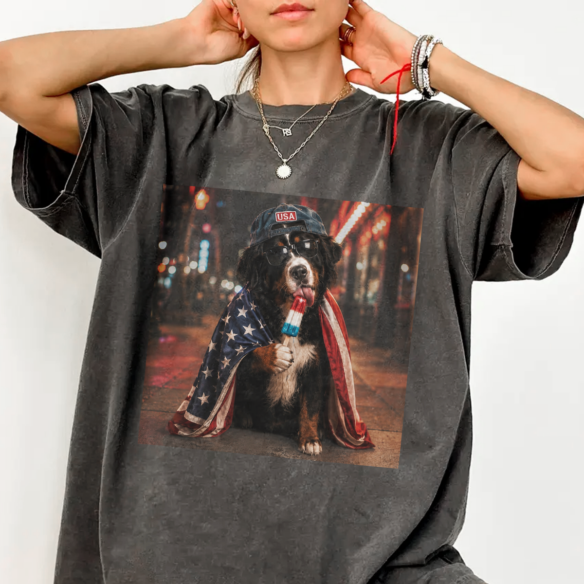 Custom Dog Photo My Dog Celebrate 250th Anniversary 4th Of July American Flag Comfort Shirt CH07 911882