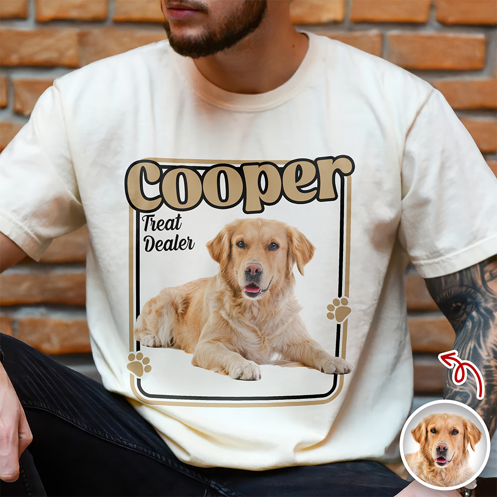 Custom Photo Treat Dealer Dog Comfort Shirt Gift For Dog Lovers CH07 911404