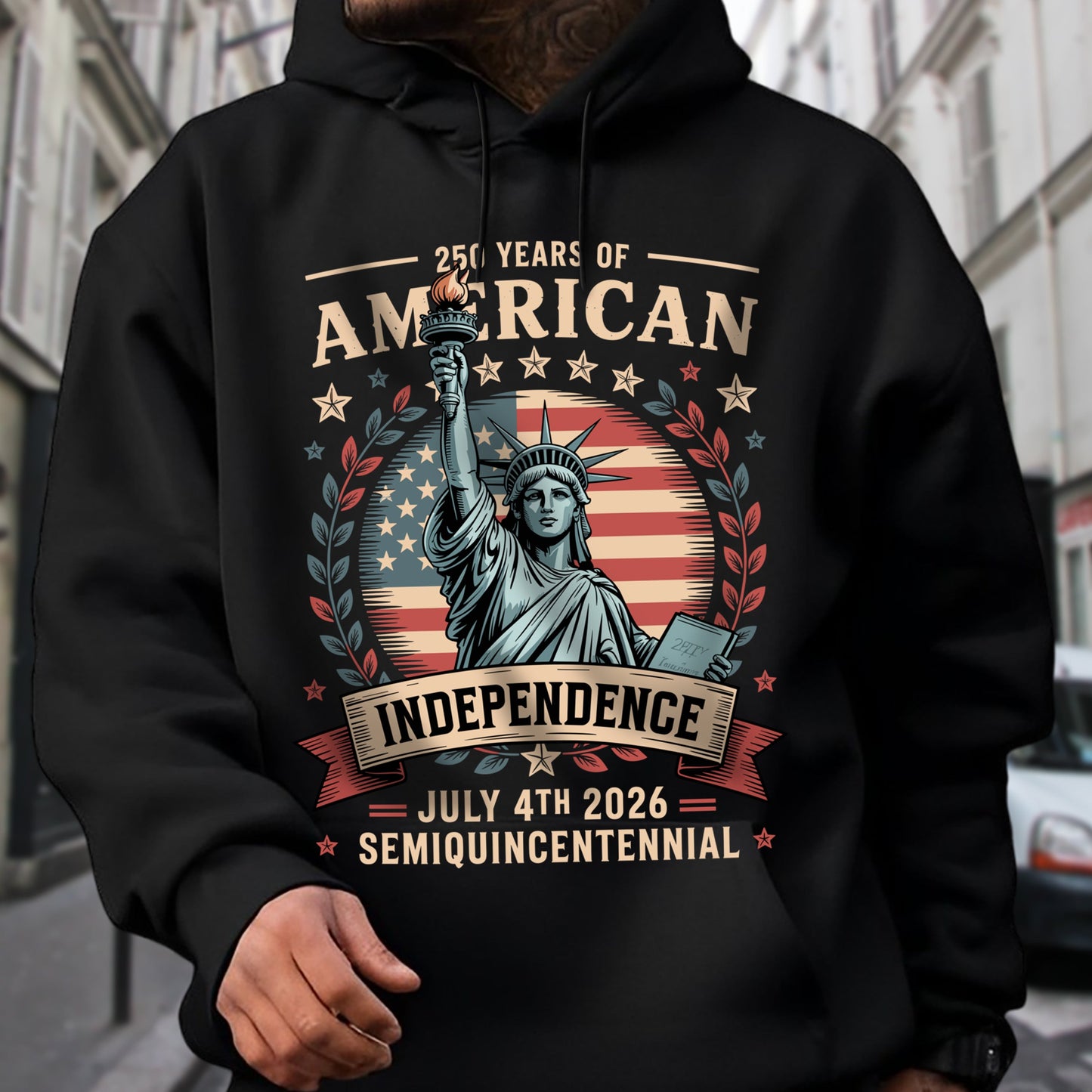 Statue of Liberty 250 Years Independence Day 2026 Dark Shirt LM32 895293
