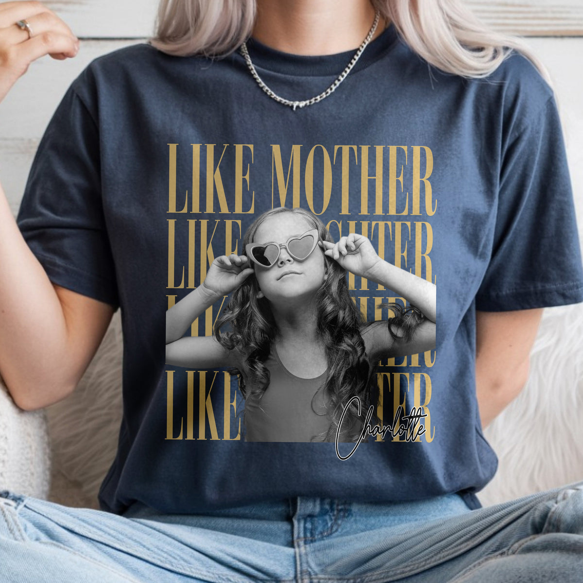 Custom Photo Like Father Like Daughter Comfort Shirt HO82 902690
