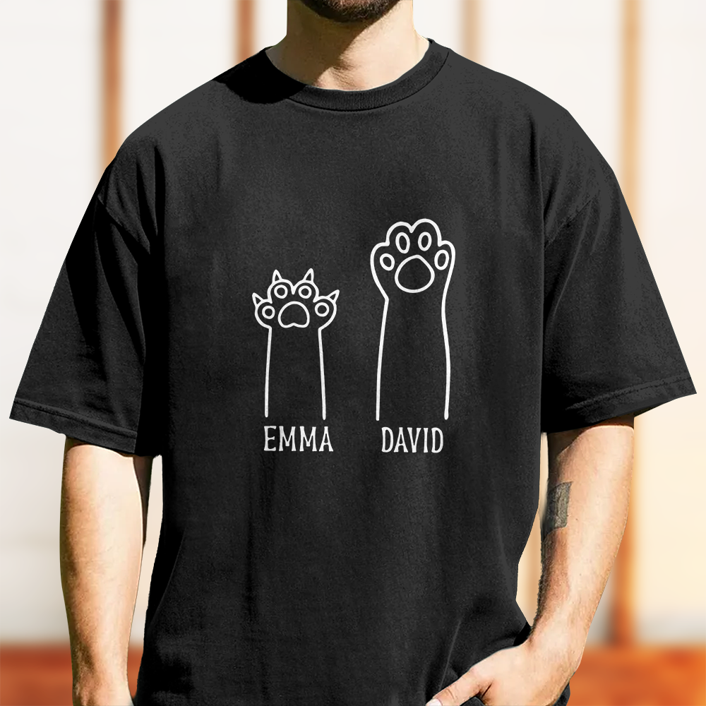Personalized Funny Cat Paw Rock Paper Scissors Comfort Shirt Gift For Cat Lovers LM32 899649