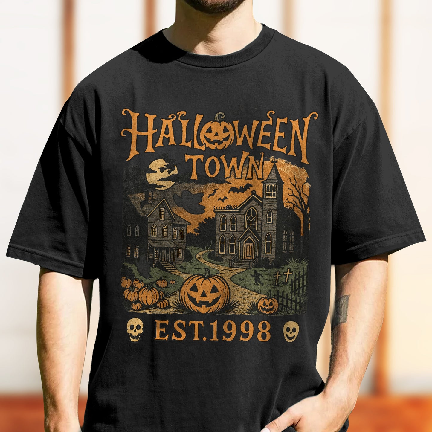 Halloweentown Est. 1998 Vintage 90s Style Halloween Comfort Shirt HA75 892892