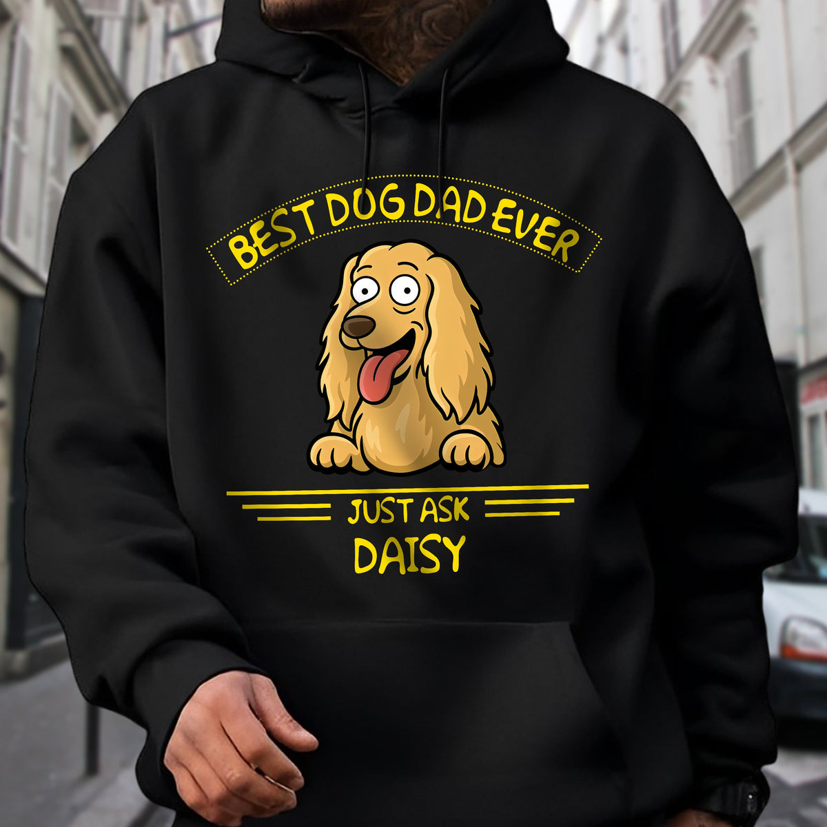 Best Dog Dad/Mom Ever Dark Shirt Personalized Gift For Dog Lovers HO82 893722
