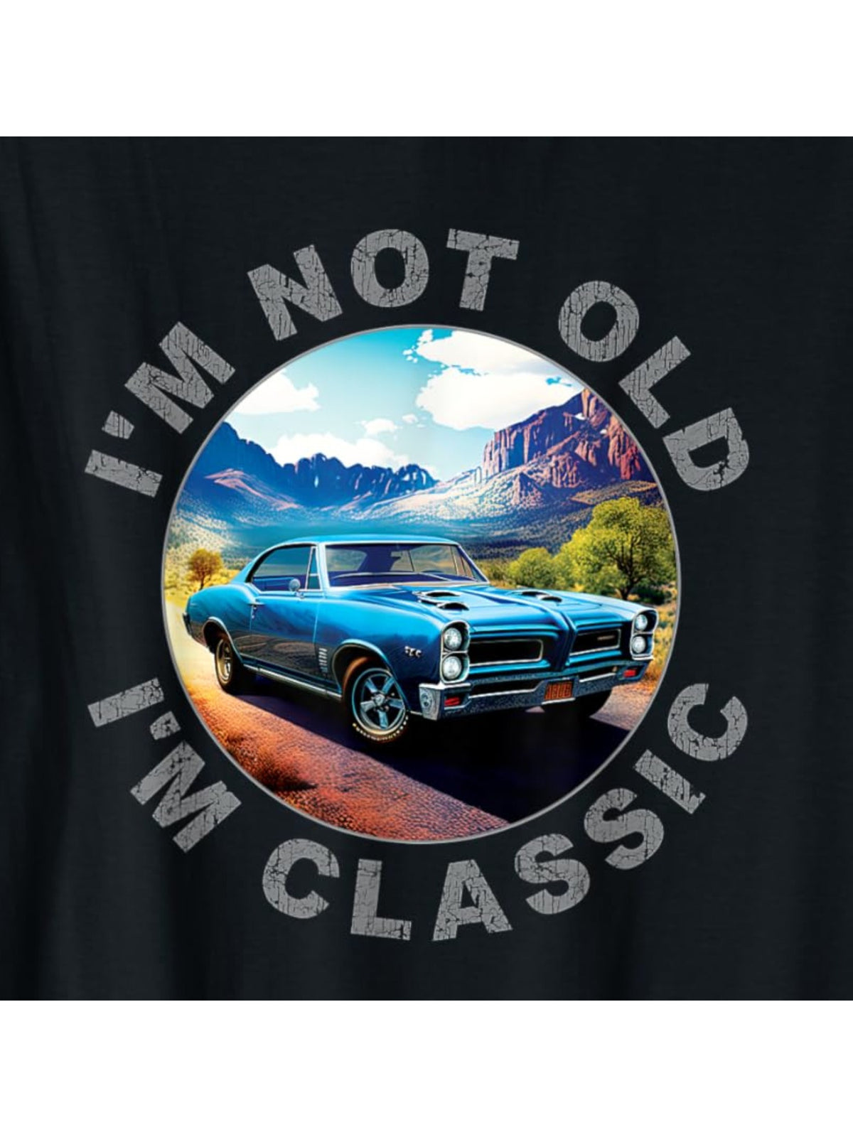 I'm Not Old I'm Classic Funny Saying Gift Retro Trendy Birthday Printed T-shirt, Men'S Casual and Comfortable T-shirt Summer, Men'S Short-sleeved Top for Everyday Activities Birthday Valentine'S Day Gift to Men