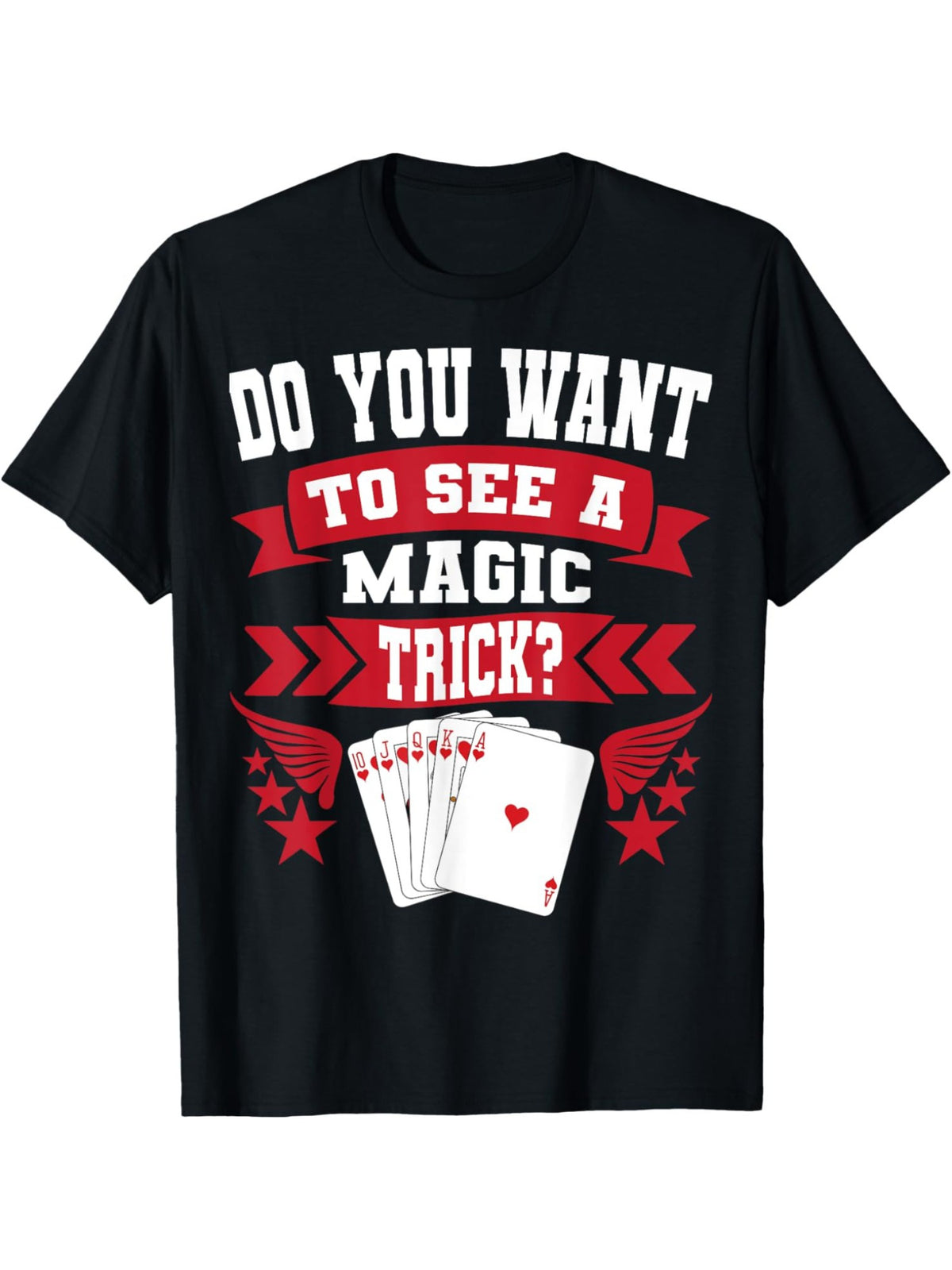 Magician Illusionist Cardistry Perfomer Card Magic Trick Humor Vintage Printed T-shirt, Men'S Casual and Comfortable T-shirt Summer, Men'S Short-sleeved Top for Everyday Activities Birthday Gift to Men