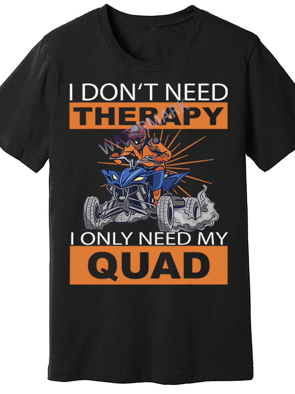 Fun Quad Quad Quad Saying 160669 funny Men'S Short Sleeve T-shirt black TT4