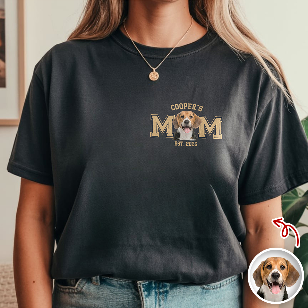 Custom Name & Photo Dad Mom Comfort Shirt Gift For Pet Lovers TH10 170363