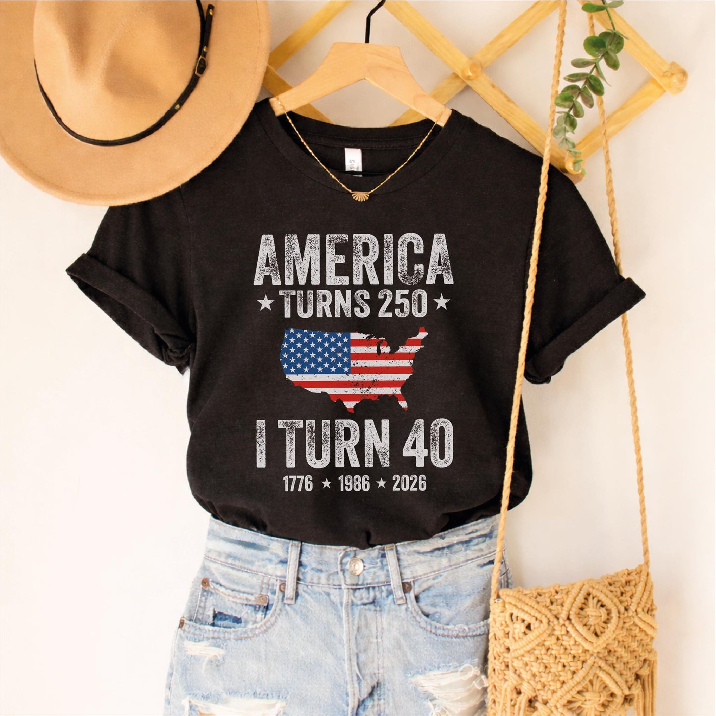 Custom America Turns 250 I Turn Shirt, Matching Usa 250th Anniversary Birthday Tee CH07 911738