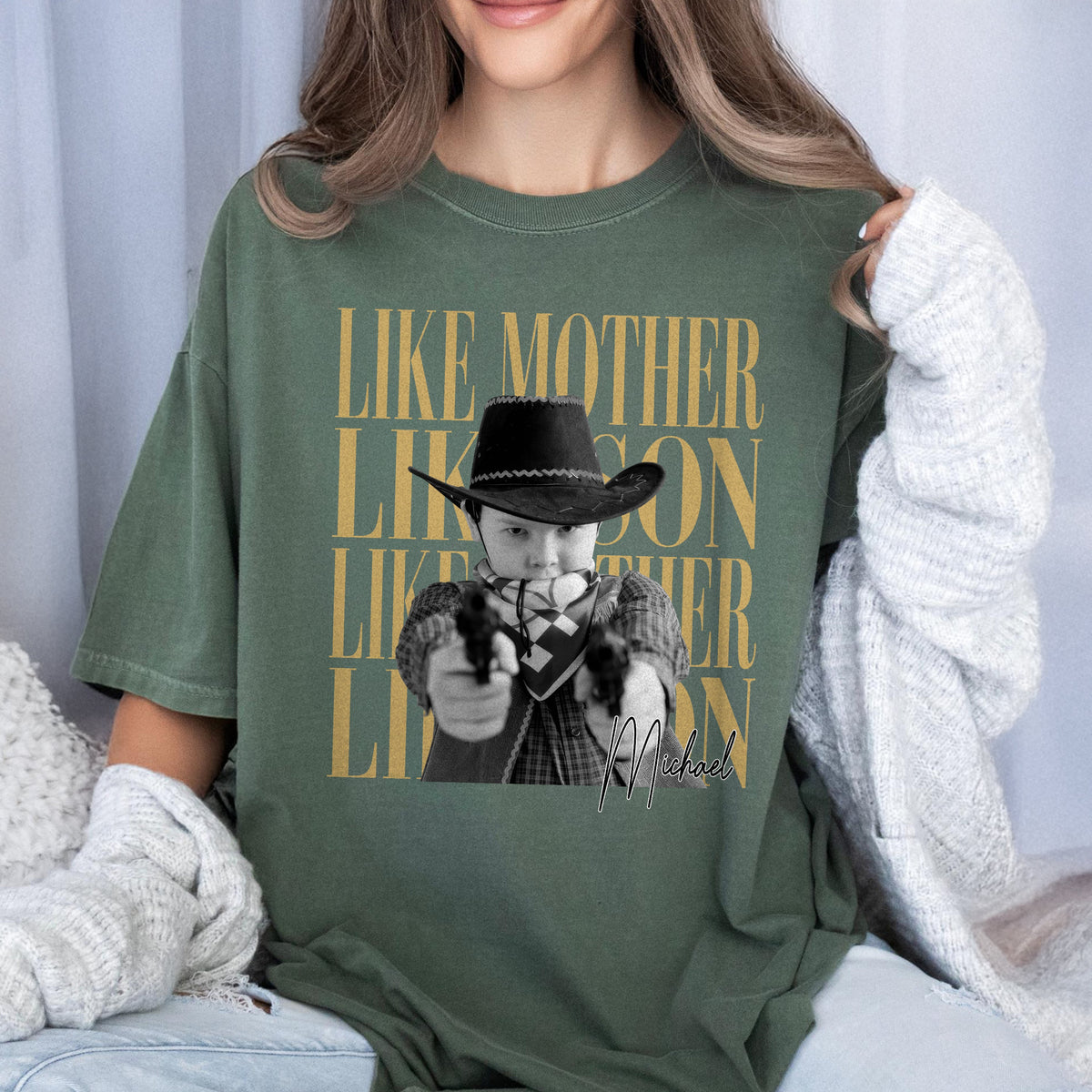 Custom Photo Like Father Like Daughter Comfort Shirt HO82 902690