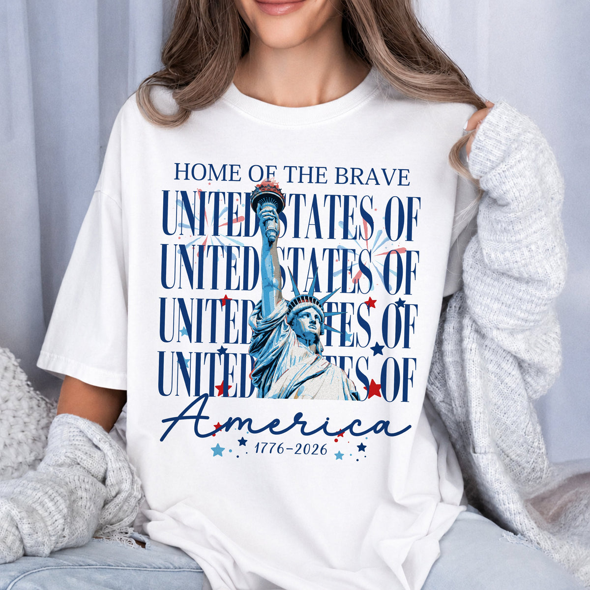 Home Of The Brave United States Of America 1776 - 2026 Comfort Shirt TH10 170147