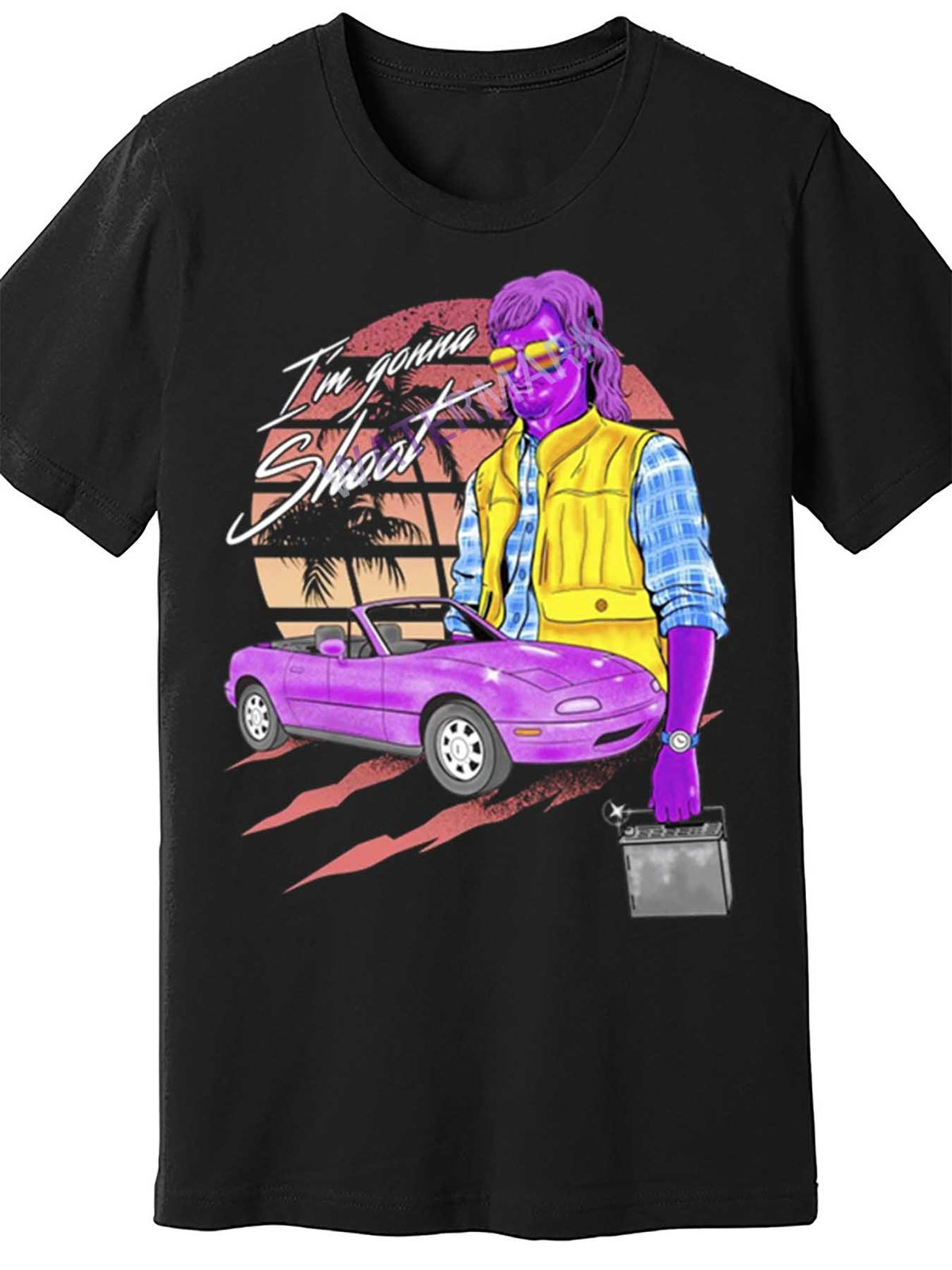 Classic MacGruber Synthwave - Synthwave - T-Shirt 1426543 funny Men'S Short Sleeve T-shirt black PR