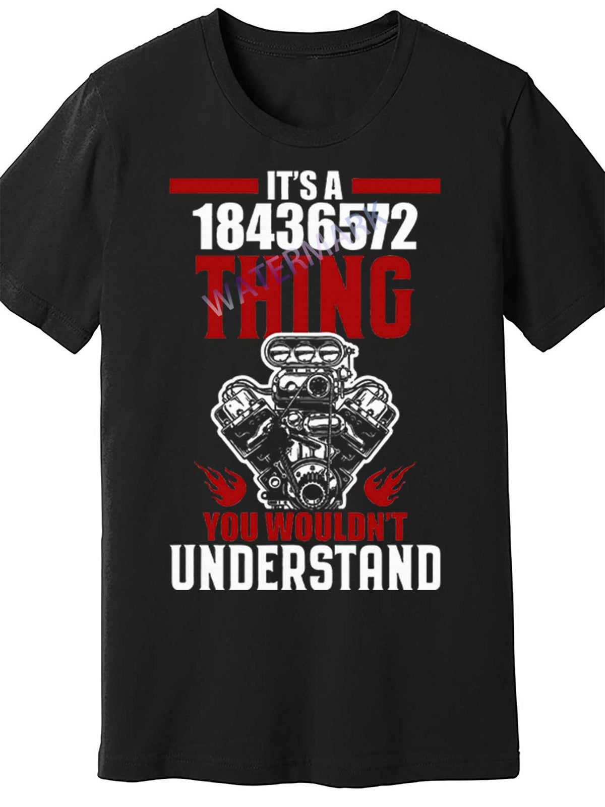 Chev V8 Engine 18436572 Firing Order 82660 funny Men'S Short Sleeve T-shirt black TT4
