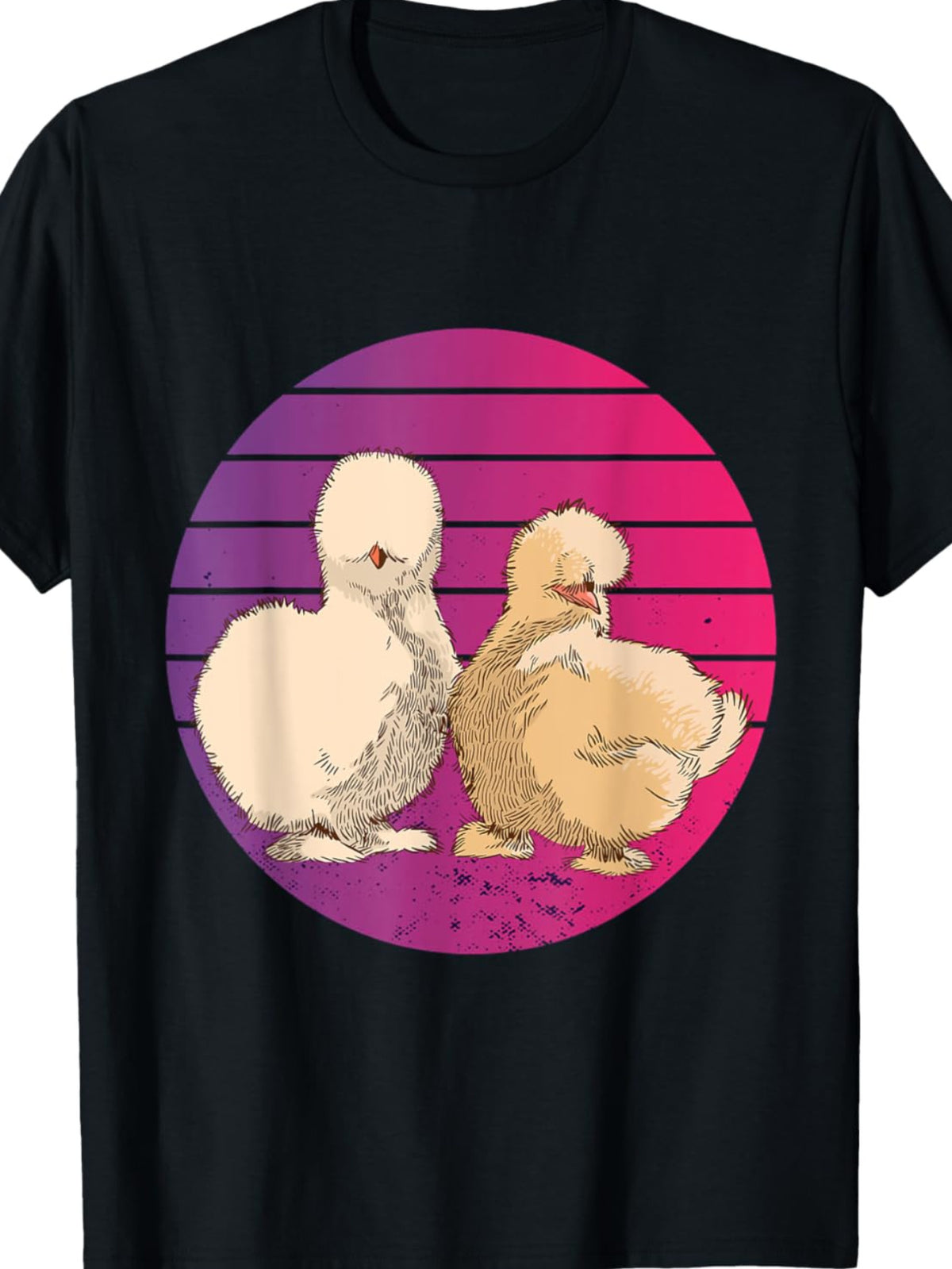 EWHSilkies Vintage Silkie Chicken Hen Retro T-Shirt