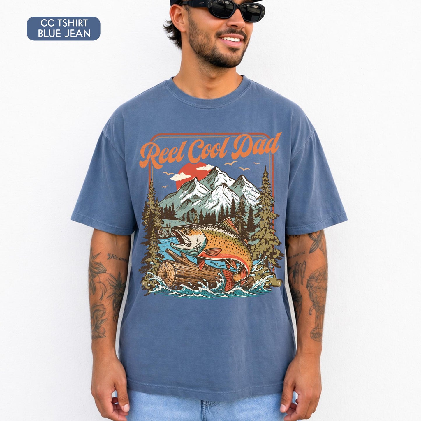 Reel Cool Dad Comfort Shirt, Father's Day gift, Dad And Kid Fishing Matching Shirt LM32 669243