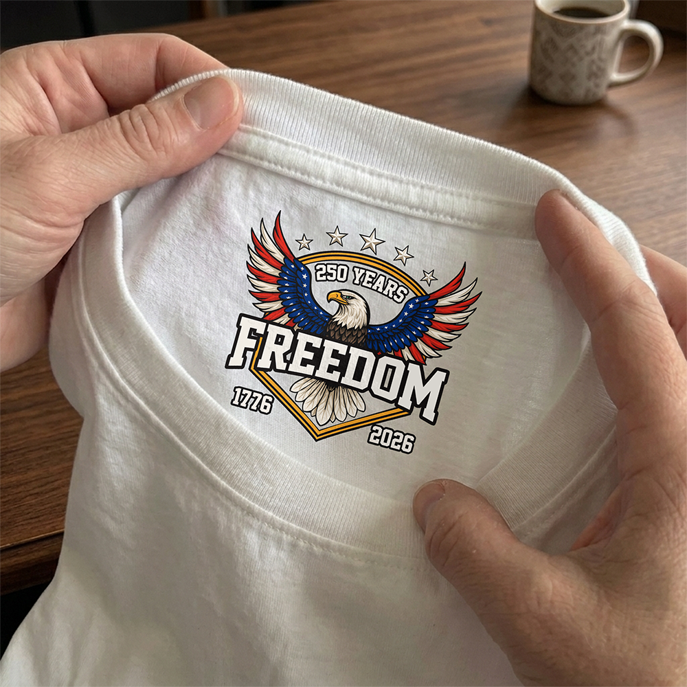 250 Years of Freedom 1776¨C2026 Anniversary Neck Print Shirt Patriotic Gift CH07 910920