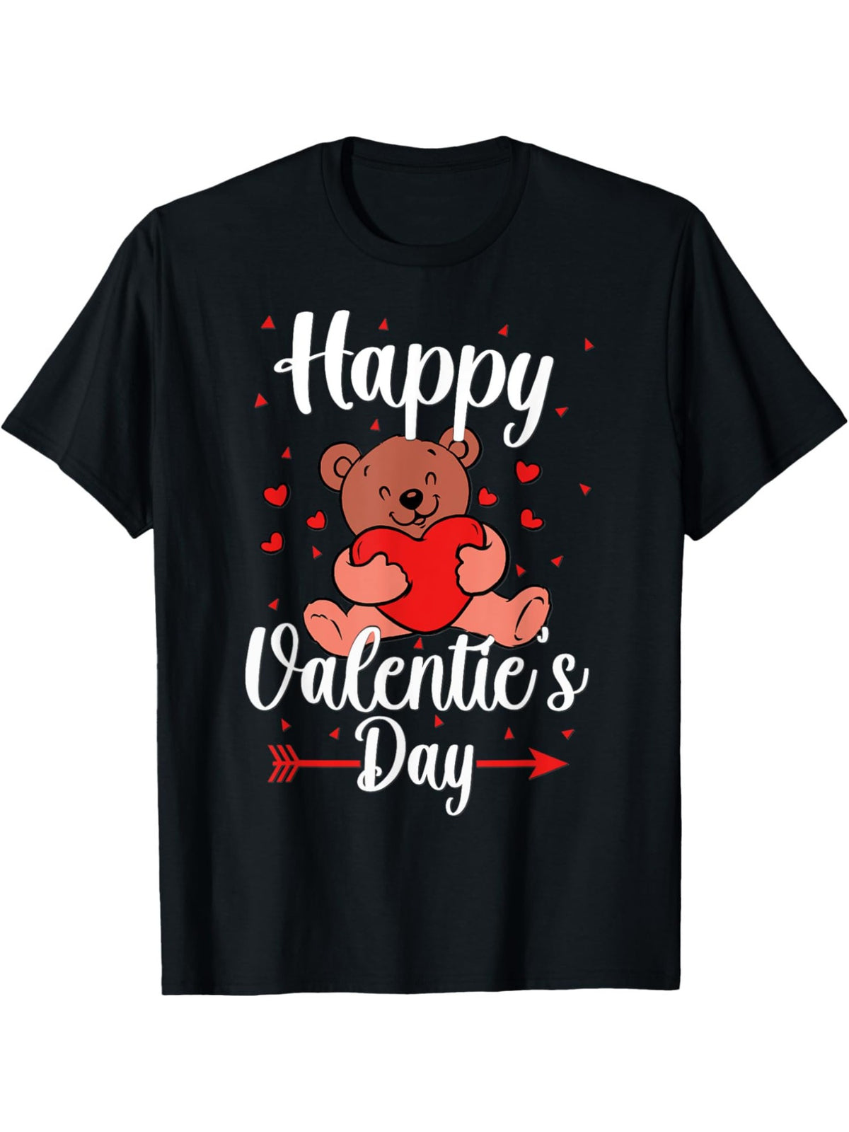 Happy Valentine'S Day Heart Humor Vintage Printed T-shirt, Men'S Casual and Comfortable T-shirt Summer, Men'S Short-sleeved Top for Everyday Activities Birthday Gift to Men