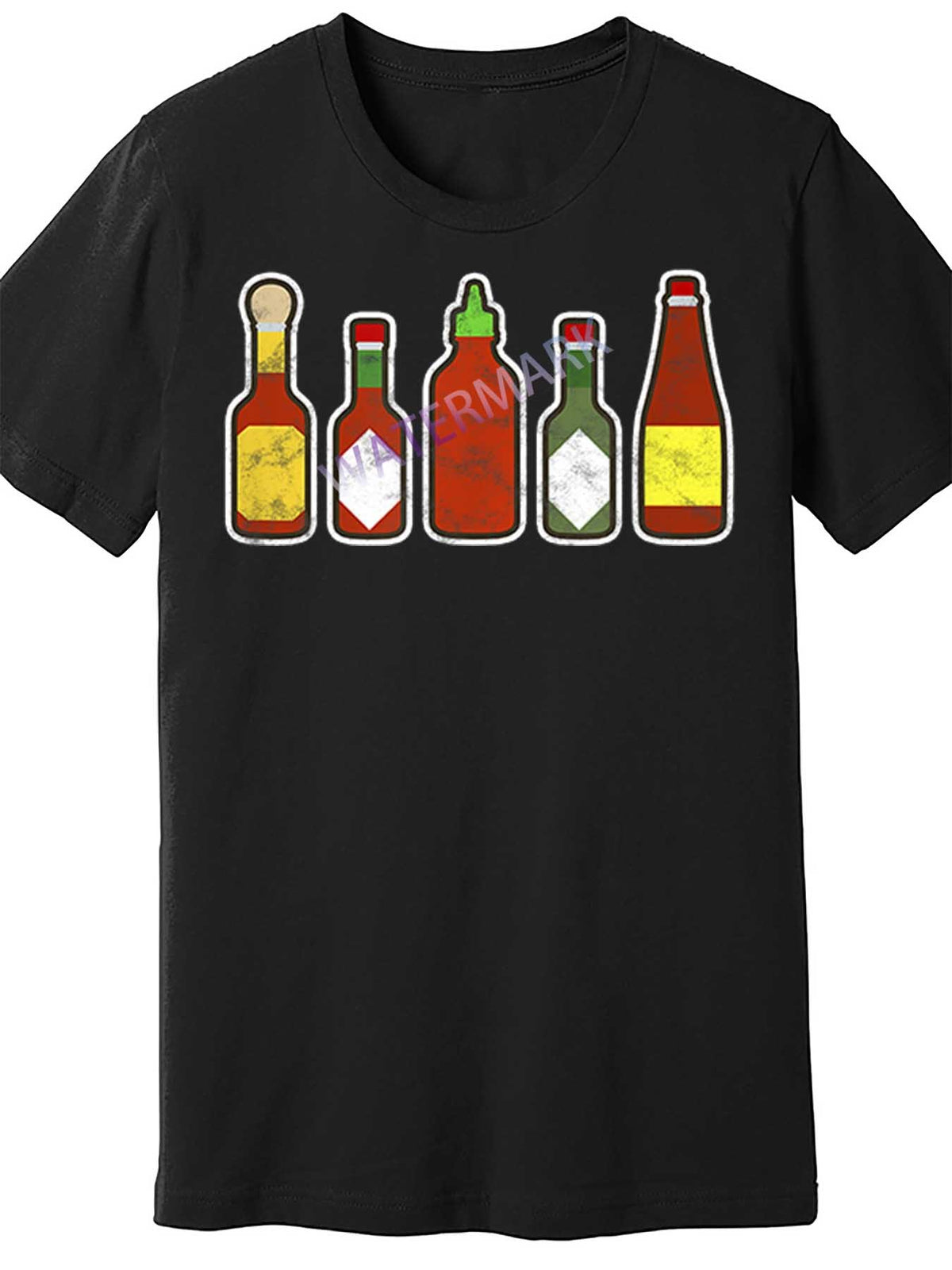Habanero Hot Sauce Foodie Spicy Hot Mexican Food 372021 funny Men'S Short Sleeve T-shirt black TT4