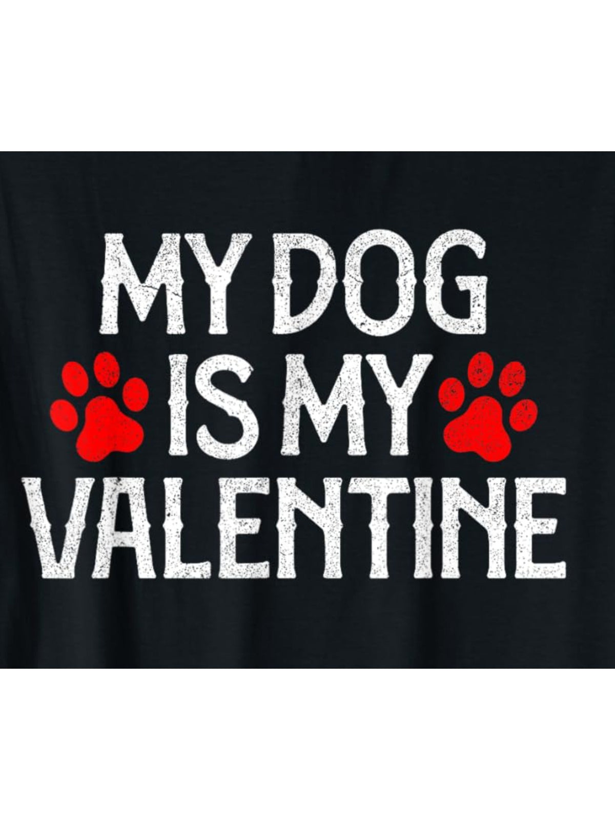 "My Dog Is My Valentine" Men's Cotton T-Shirt - Funny Retro Print, Casual Comfortable Short-Sleeved Top for Everyday Activities, Summer Birthday Gift