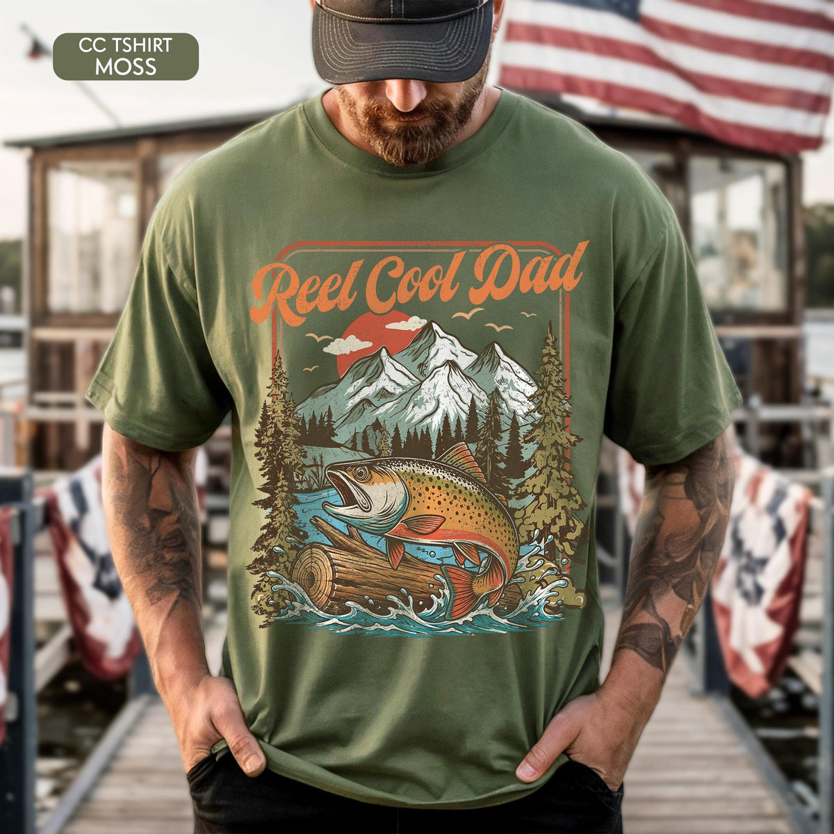 Reel Cool Dad Comfort Shirt, Father's Day gift, Dad And Kid Fishing Matching Shirt LM32 669243