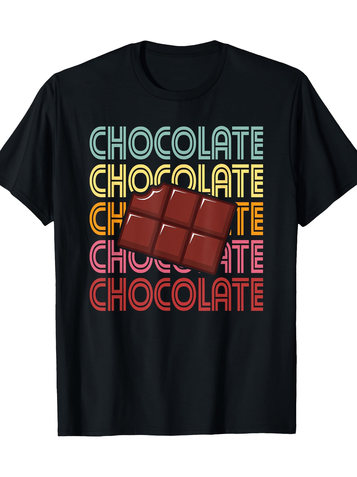 Retro Chocolate T-shirt 100% 180g