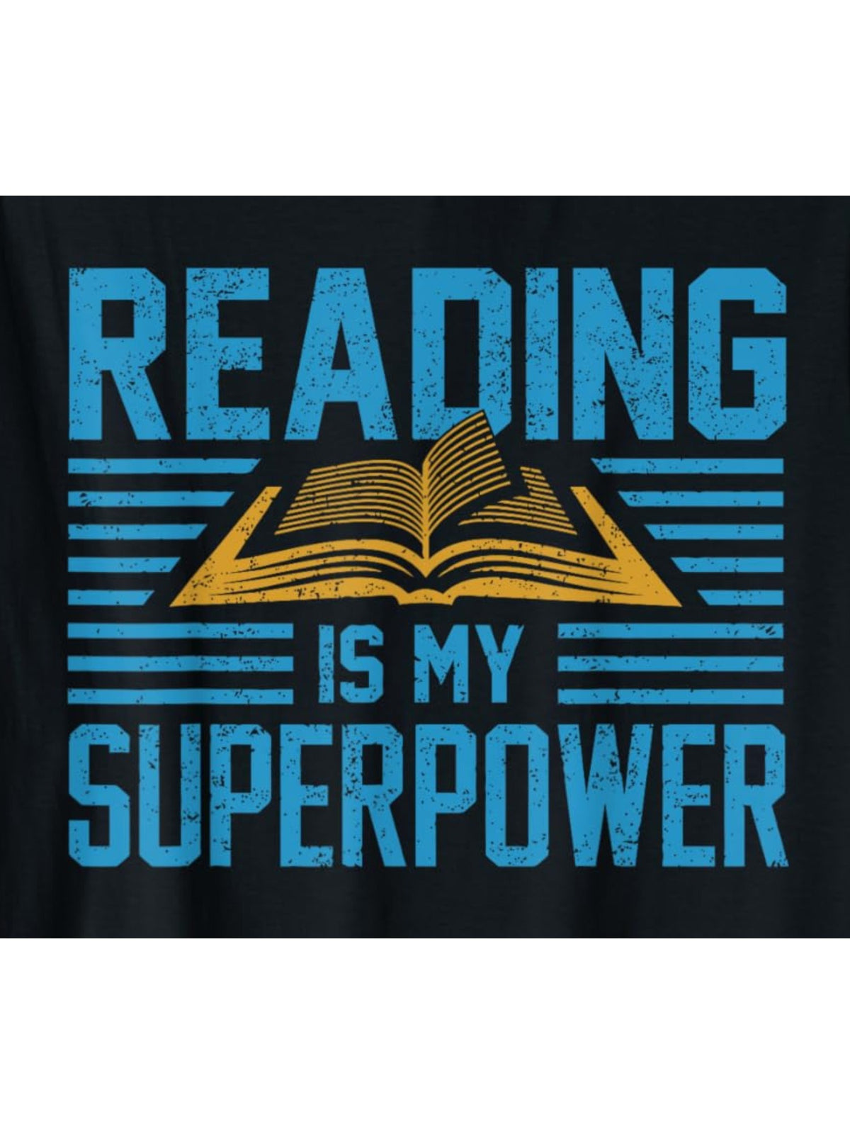 Books Reading My SuperPower Great Idea Art Literature Gift Retro Trendy Printed T-shirt, Men's Casual and Comfortable T-shirt Summer, Men's Short-sleeved Top for Everyday Activities Birthday Gift Valentine's Day Gift to Men